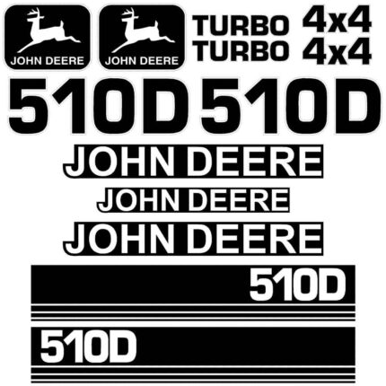 Deere 510D Decal Kit