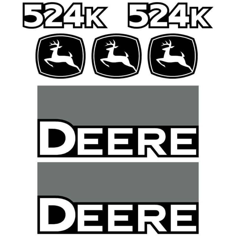 Deere 524K Decal Kit