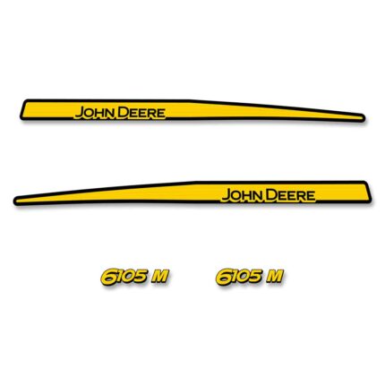 Deere 6105 M Decal Kit