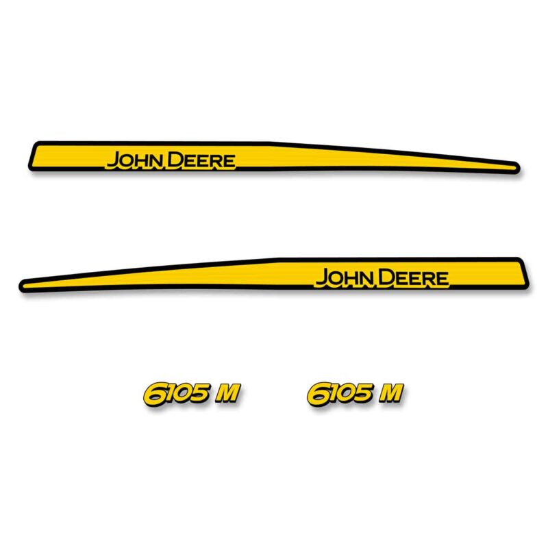 Deere 6105 M Decal Kit