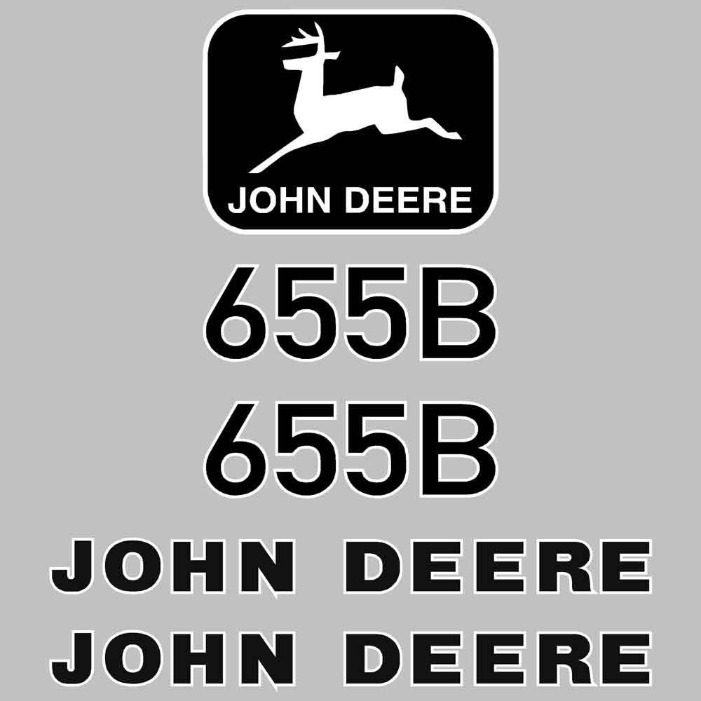 Deere 655B Decal Kit - Tracked Loader Deere 655B Decal Kit - Tracked Loader
