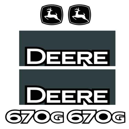 Deere 670G Decal Kit -