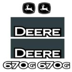 Deere 670G Decal Kit -