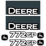 Deere 772GP Decal Kit -