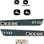 Deere CT332 Decal Kit