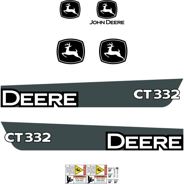 Deere CT332 Decal Kit Deere CT332 Decal Kit