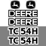 Deere TC54H Decal Kit
