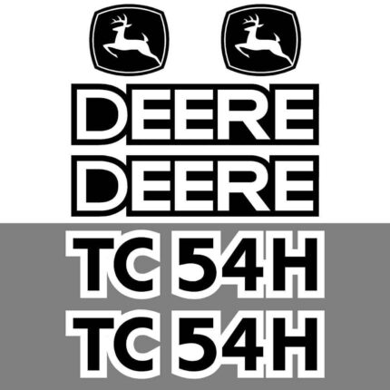 Deere TC54H Decal Kit