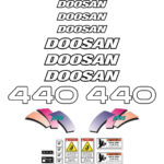Doosan 440 Plus Decal Kit