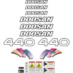 Doosan 440 Plus Decal Kit