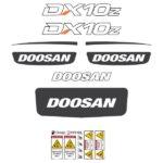 Doosan DX10Z Decal Kit