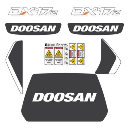 Doosan DX17Z Decal Kit