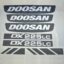 Doosan DX225LC Decal Kit