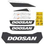 Doosan DX27z Decal Kit