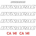Dynapac CA141 Decal Kit