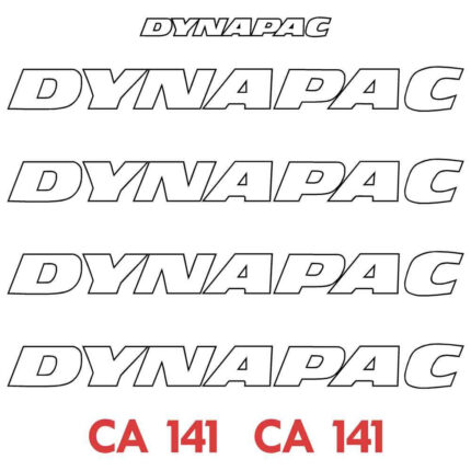 Dynapac CA141 Decal Kit