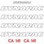 Dynapac CA141 Decal Kit