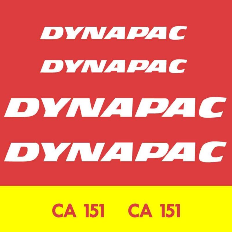 Dynapac CA151 Decal Kit