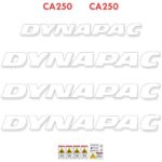 Dynapac CA250 Decal Kit
