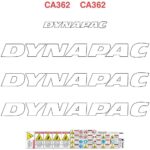 Dynapac CA362 Decal Kit