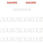 Dynapac CA512 PD Decal Kit