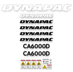 Dynapac CA6000D Decal Kit