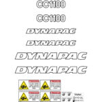 Dynapac CC1100 Decal Kit