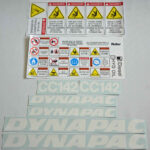 Dynapac CC142 Decal Kit