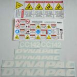 Dynapac CC142 Decal Kit