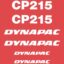 Dynapac CP215 Decal Kit