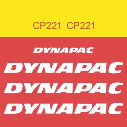 Dynapac CP221 Decal Kit