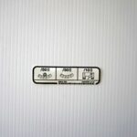 Excavator Greasing Interval Warning Advice Decal 6808480