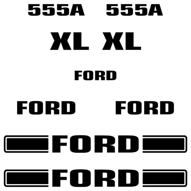 Ford 555A XL Decal Kit
