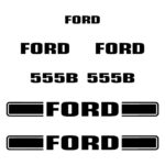 Ford 555B Decal Kit
