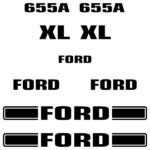 Ford 655A XL Decal Kit