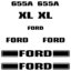 Ford 655A XL Decal Kit
