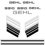 Gehl 3310 Decal Kit