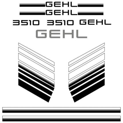 Gehl 3510 Decal Kit
