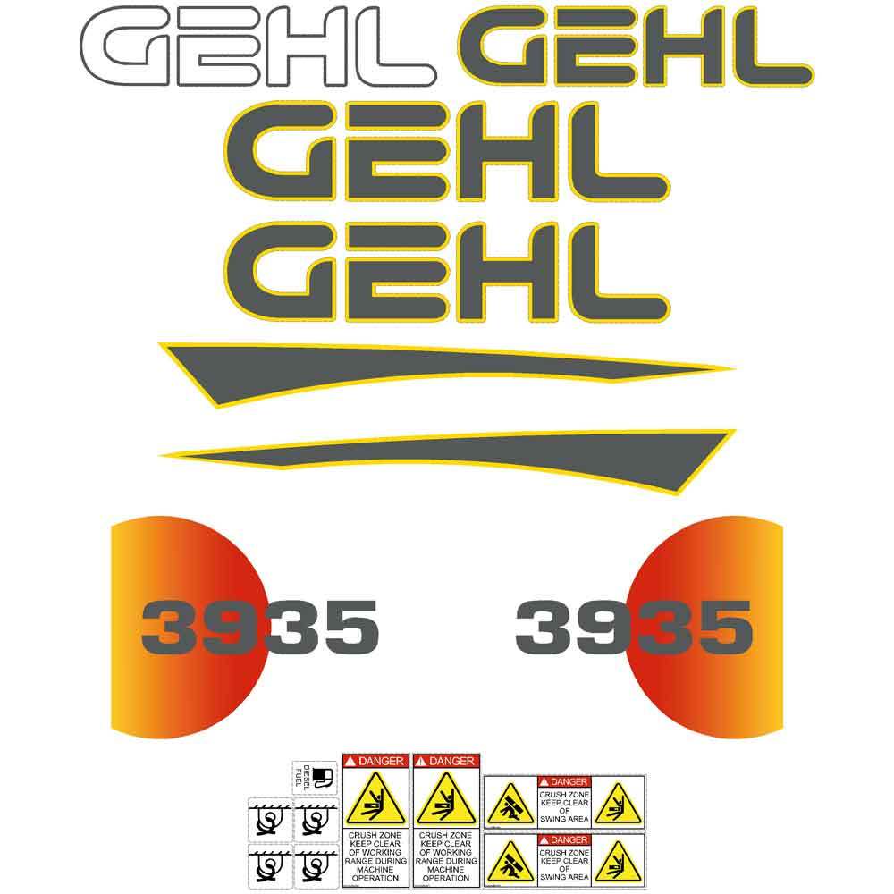 Gehl 3935 Decal Kit Gehl 3935 Decal Kit