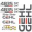Gehl 4835 Decal Kit