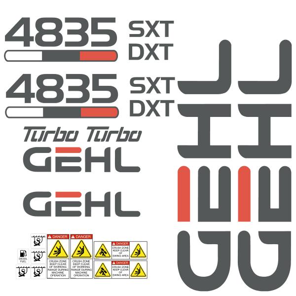 Gehl 4835 Decal Kit Gehl 4835 Decal Kit