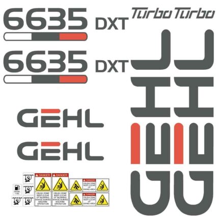 Gehl 6635 Decal Kit