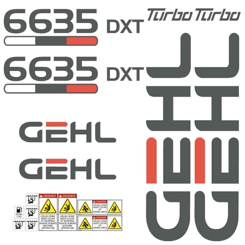 Gehl 6635 Decal Kit