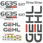 Gehl 6635 Series 2 Decal Kit