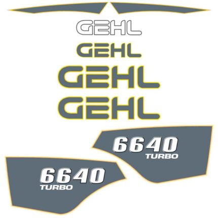 Gehl 6640 Decal Kit