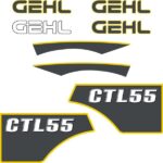 Gehl CTL55 Decal Kit