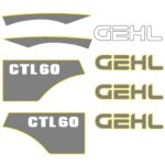 Gehl CTL60 Decal Kit