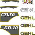 Gehl CTL70 Decal Kit
