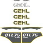 Gehl CTL75Decal Kit