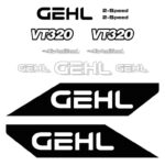 Gehl VT320 Decal Kit